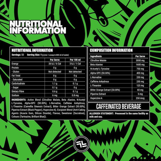 Faction Labs Disorder Original - 50 serves Green Haze