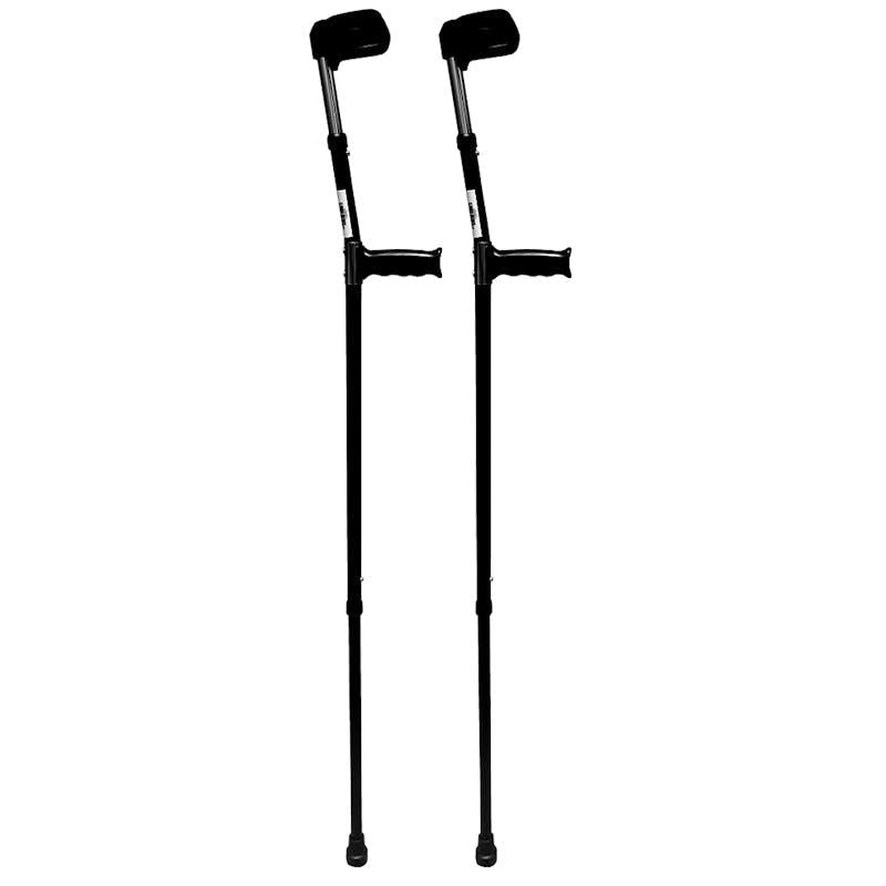 Load image into Gallery viewer, Livingstone Elbow Crutches Medium Aluminium Adjustable 64-95cm 1Pair
