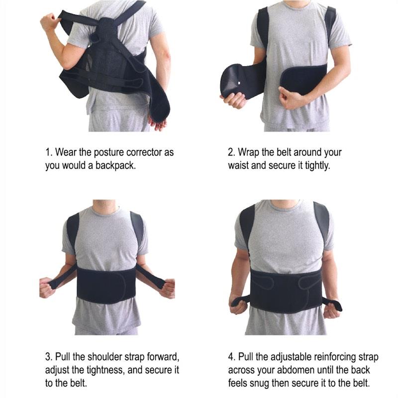 Load image into Gallery viewer, BodyAssist Posture Correction Back Brace Medium
