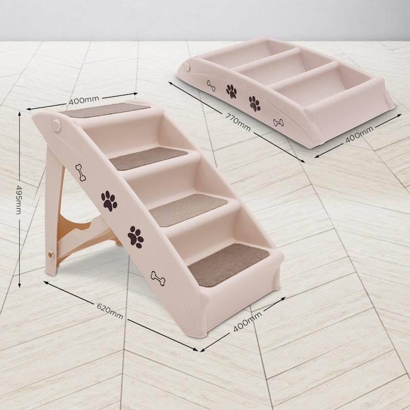 Load image into Gallery viewer, Furtastic 50cm Foldable Step Ladder Stairs 1Piece
