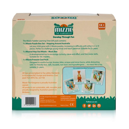 Mizzie The Kangaroo Toddler Learning Time Gift Set