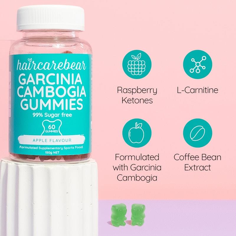 Load image into Gallery viewer, Haircarebear Garcinia Cambogia 3x60 Gummies Pack
