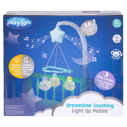 Playgro Dreamtime Soothing Light Up Mobile