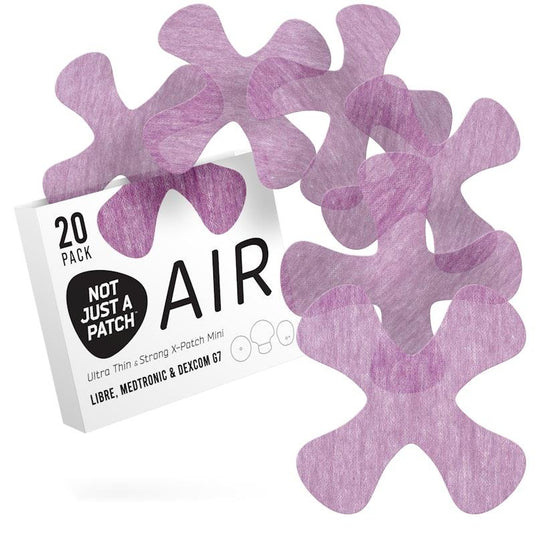 Not Just a Patch AIR X-Mini Patches for Freestyle Libre and Medtronic -Multicolour 20pk