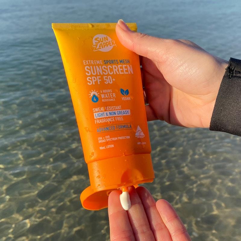 Load image into Gallery viewer, SUN ZAPPER Extreme Sports Mesh Sunscreen SPF 50+ 90ml
