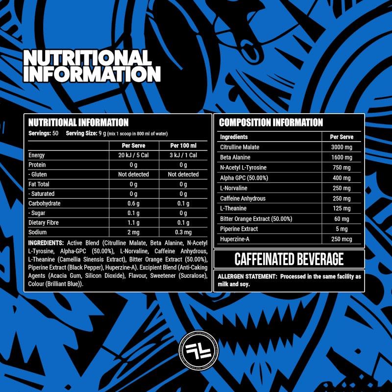 Load image into Gallery viewer, Faction Labs Disorder Original - 50 serves Blue Pearl
