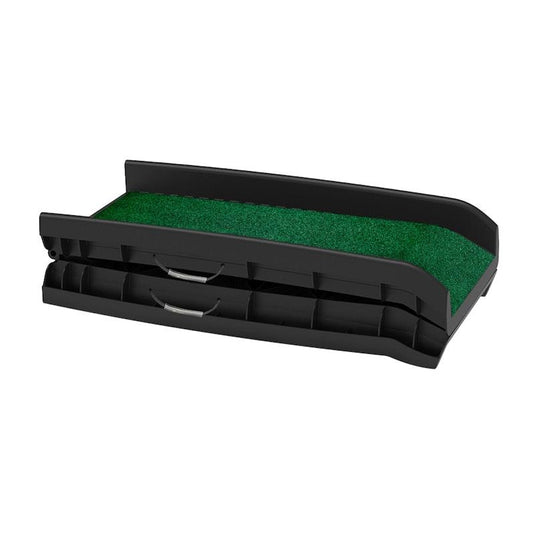 Furtastic Foldable Plastic Dog Ramp with Synthetic Grass 1Unit