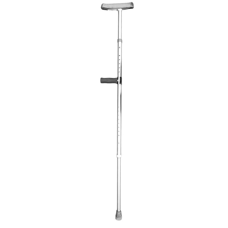 Load image into Gallery viewer, Livingstone Underarm Crutches F-Shape Matte Aluminium Adjustable 99-137cm Each
