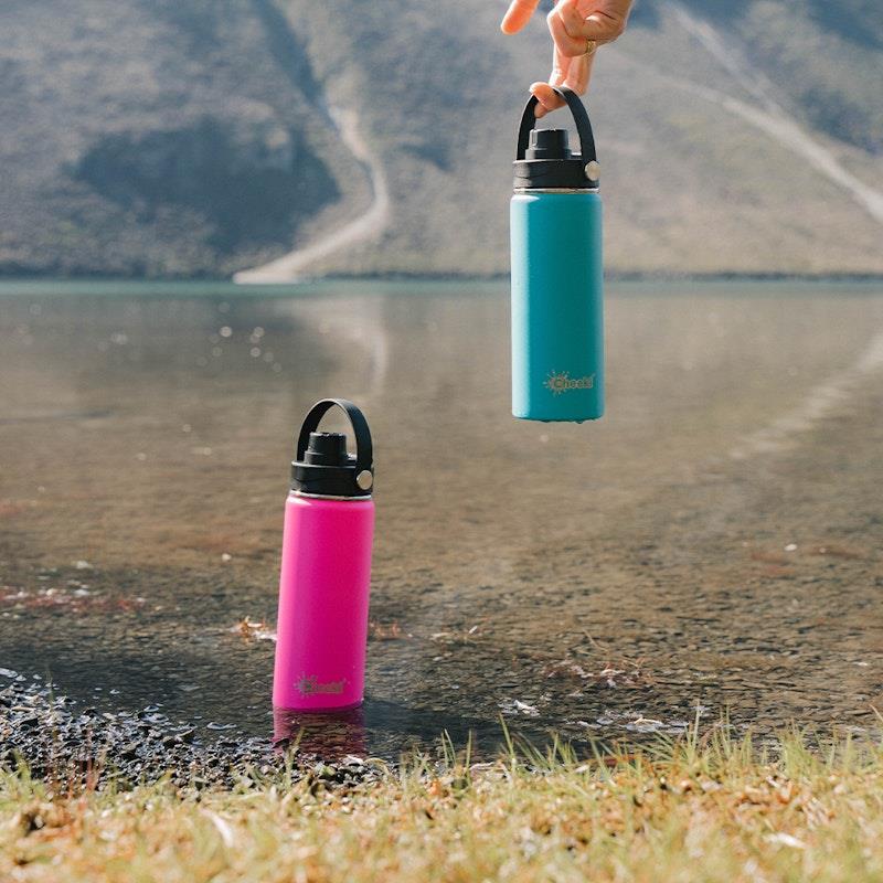 Load image into Gallery viewer, Cheeki 600ml Insulated Adventure Bottle Magenta

