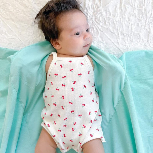 Baby Loves Sleep Koala Hugs Summer Newborn Swaddle Wrap - Cool Mint One Size