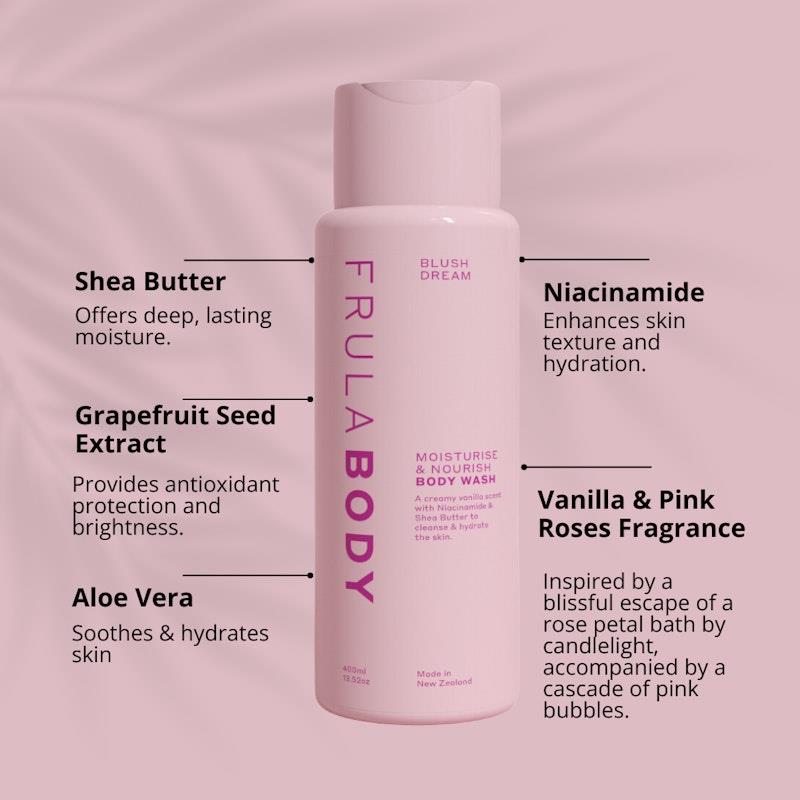 Load image into Gallery viewer, Frula Blush Dream Body Wash 400ml
