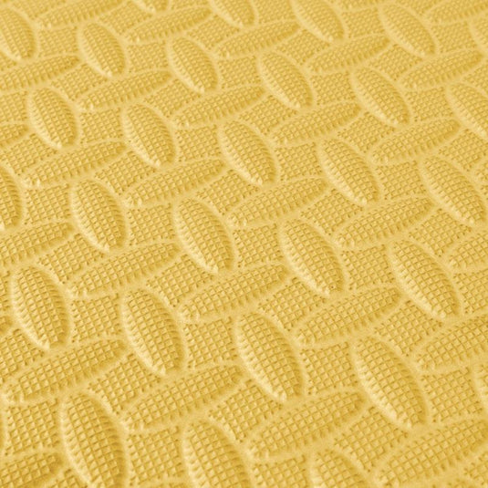 BoPeep EVA Foam Kids Play Mat Floor Baby Crawling Interlocking Waterproof Yellow 4Pack