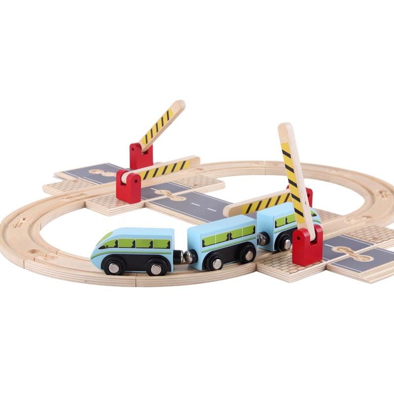 Load image into Gallery viewer, Riababy Wooden Road Junction Set
