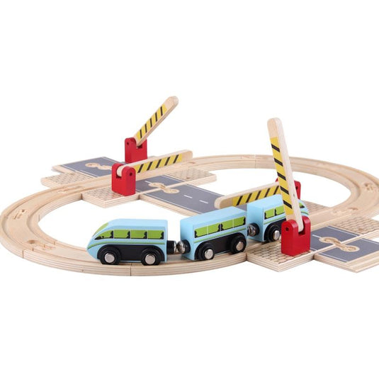 Riababy Wooden Road Junction Set