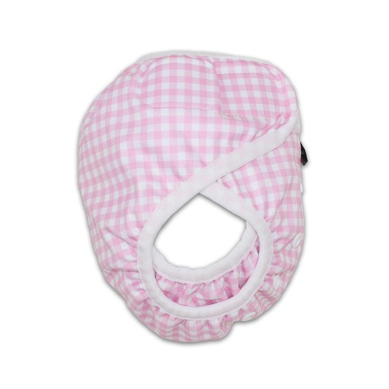Load image into Gallery viewer, tyoub Adjustable Reusable Swim Nappy and Wet Bag - Pink Gingham Check One Size
