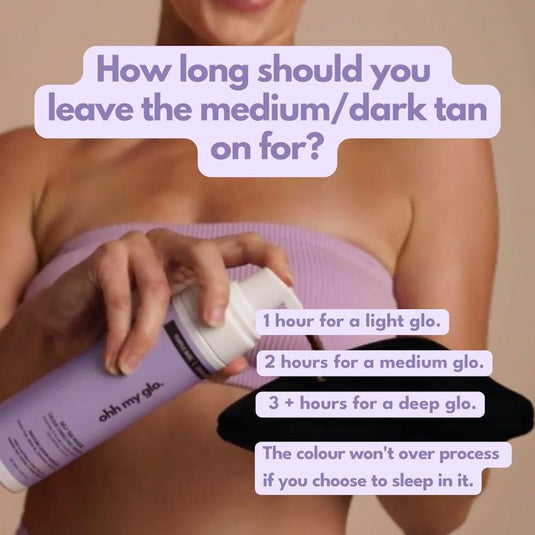Ohh My Glo Self-Tan Purple Base (Medium/Dark) 200ml