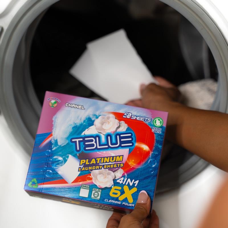 Load image into Gallery viewer, TBLUE Laundry Detergent Sheets Lavender Pack of 100 Sheets
