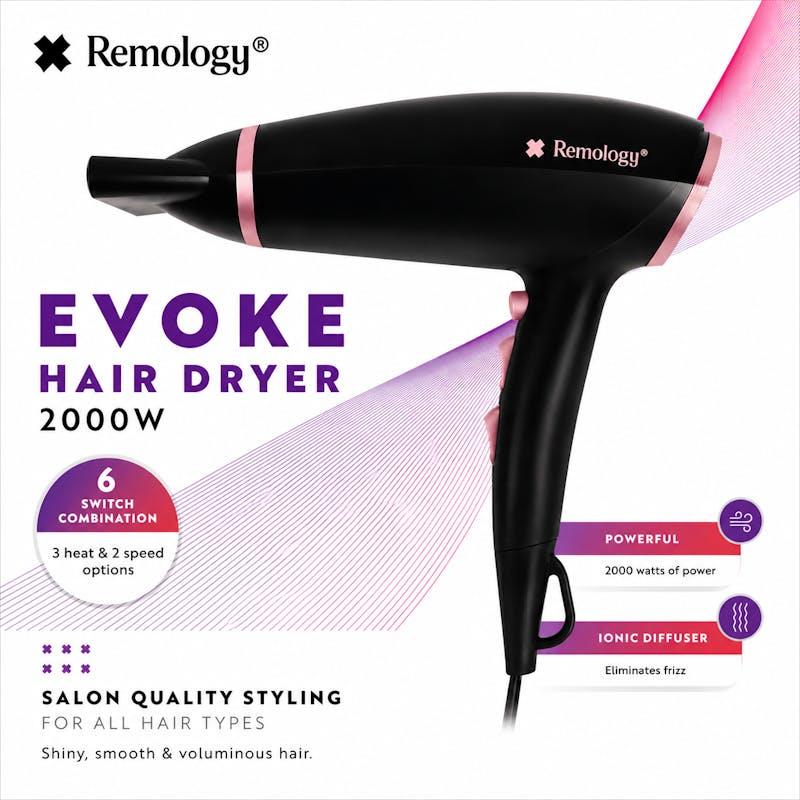 Load image into Gallery viewer, Remology Evoke 2000W Professional Hair Dryer 1Unit
