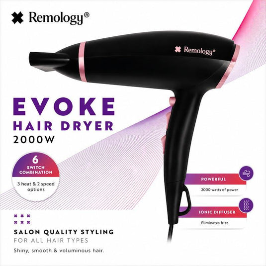Remology Evoke 2000W Professional Hair Dryer 1Unit