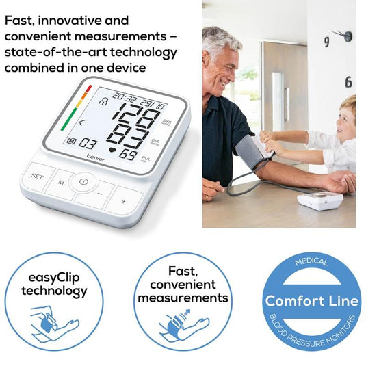 Beurer BM51 easyClip - Upper Arm Blood Pressure Monitor 1unit