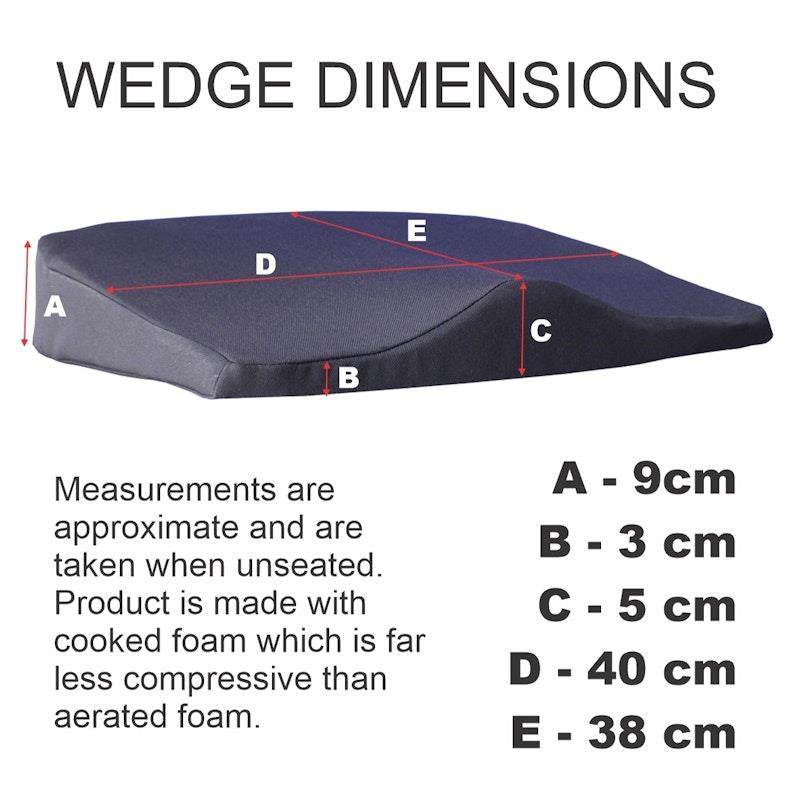 Load image into Gallery viewer, BodyAssist Deluxe Seat Wedge Cushion &amp; Large Hot/Cold Gel Pack One Size
