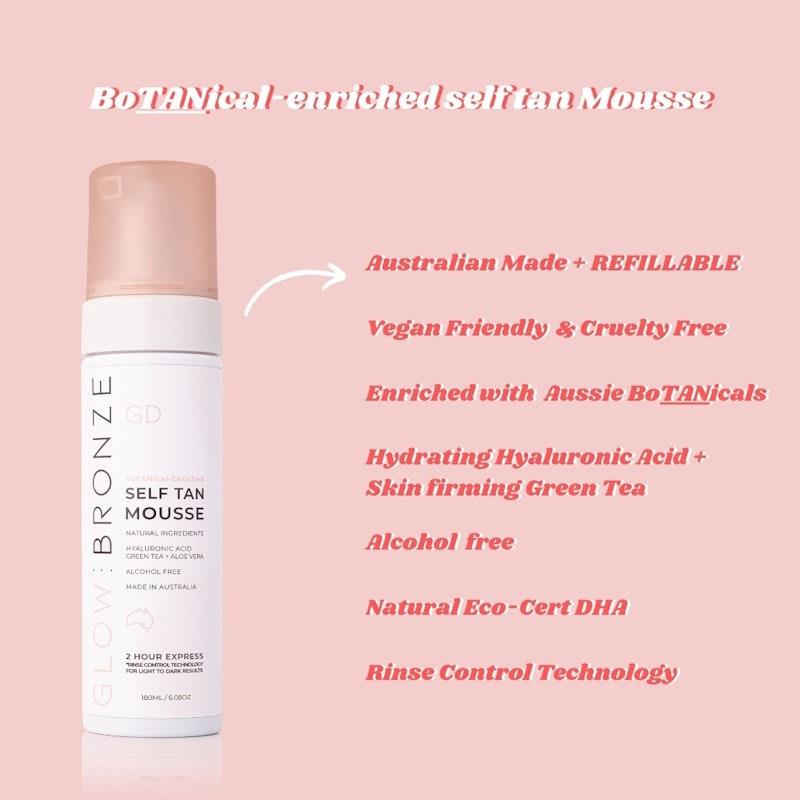 Load image into Gallery viewer, GlowBronze - Self Tanning Mousse 180ml
