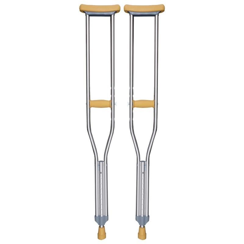 Load image into Gallery viewer, Livingstone Underarm Crutches Medium Aluminium Adjustable 114-134cm 1Pair

