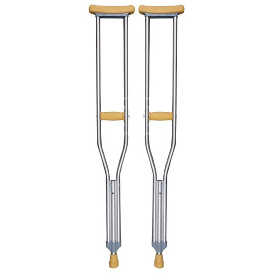 Livingstone Underarm Crutches Medium Aluminium Adjustable 114-134cm 1Pair