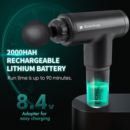 Remology Impact Therapy Percussive Massager includes 4 Heads 1pc