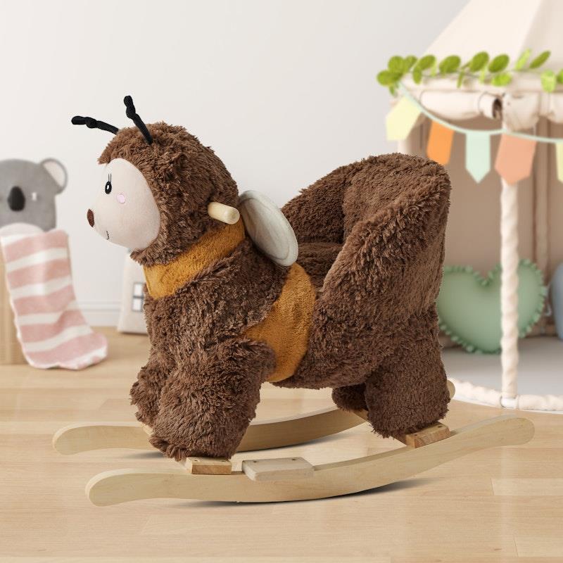Load image into Gallery viewer, Jiggle &amp; Giggle Soft Plush Toy Rocker Bee
