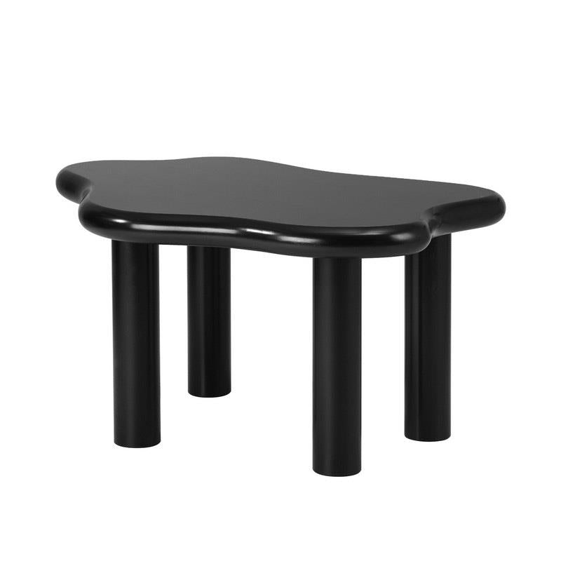 Load image into Gallery viewer, Oikiture Coffee Table Side Tables Sofa Cafe Desk Living Room Irregular Black
