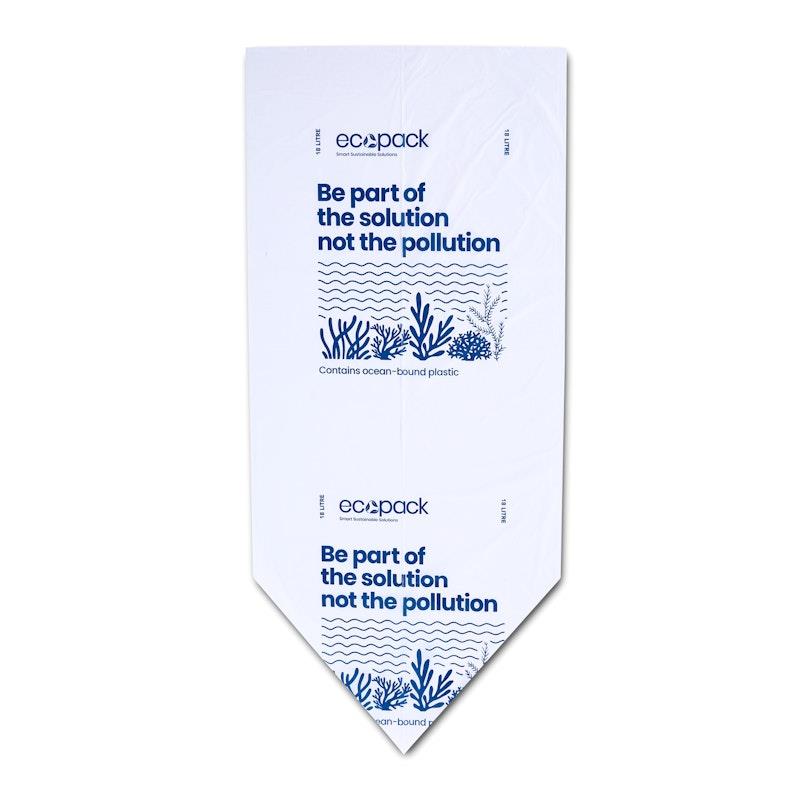 Load image into Gallery viewer, Ecopack 18L Recycled Plastic Bags Small Bundle 4 Rolls/200 Bags
