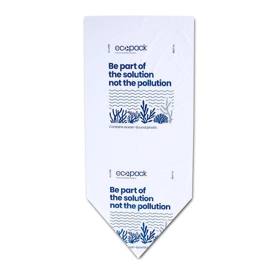 Ecopack 18L Recycled Plastic Bags Small Bundle 4 Rolls/200 Bags