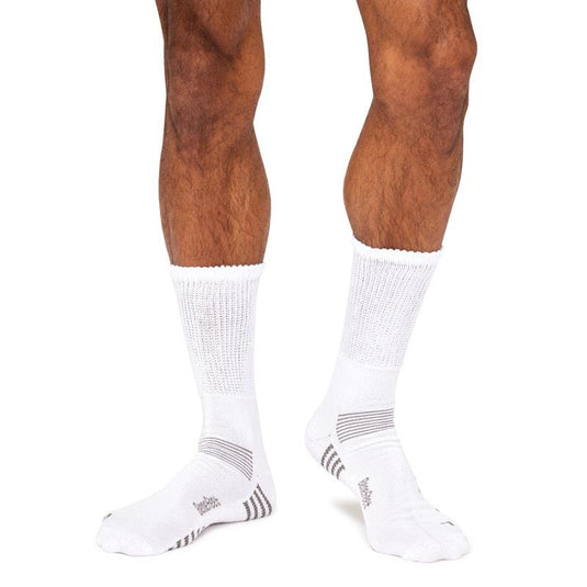 Benefeet 10 pairs of Men's Bamboo Socks - White Size 11-14