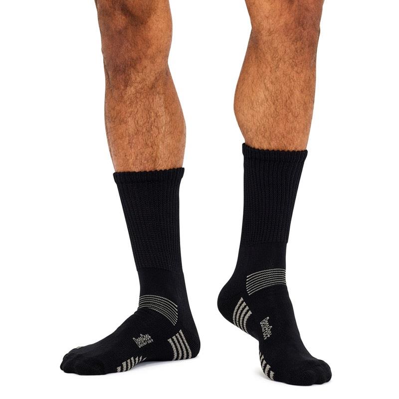 Load image into Gallery viewer, Benefeet 10 pairs of Men's Bamboo Socks - Black Size 11-14
