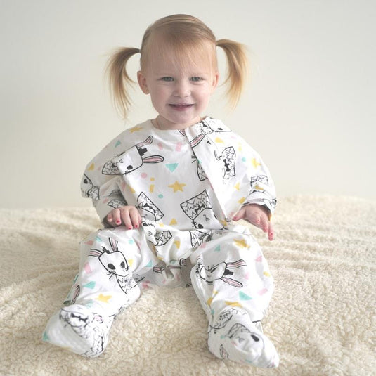 Baby Loves Sleep Cozy Toddler Suit (with legs) - Some Bunny Loves You (All Seasons) One Size