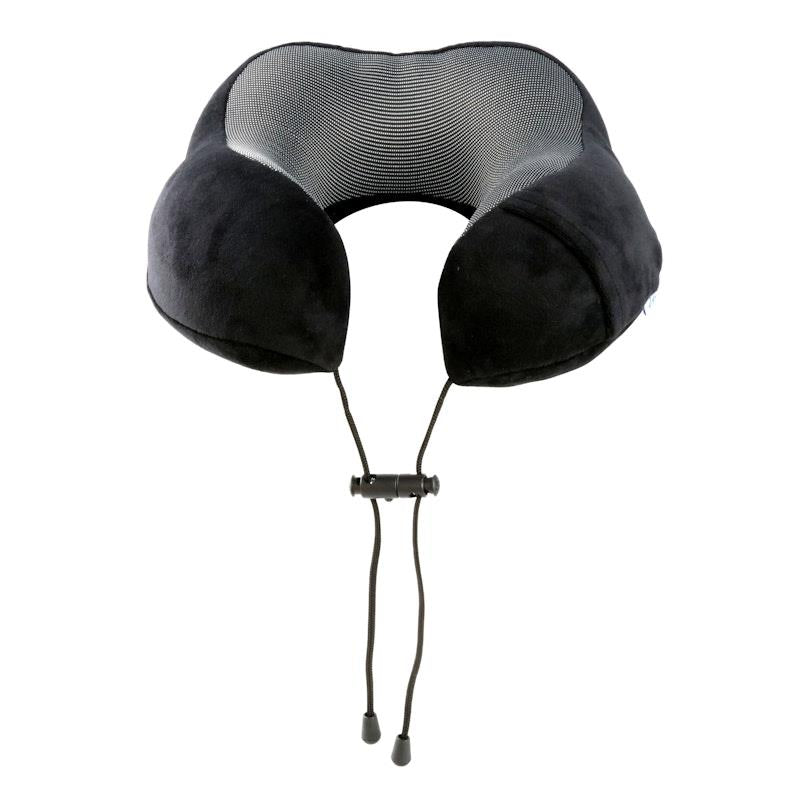 Load image into Gallery viewer, Laser Memory Foam Neck Pillow - Easy Snap Black
