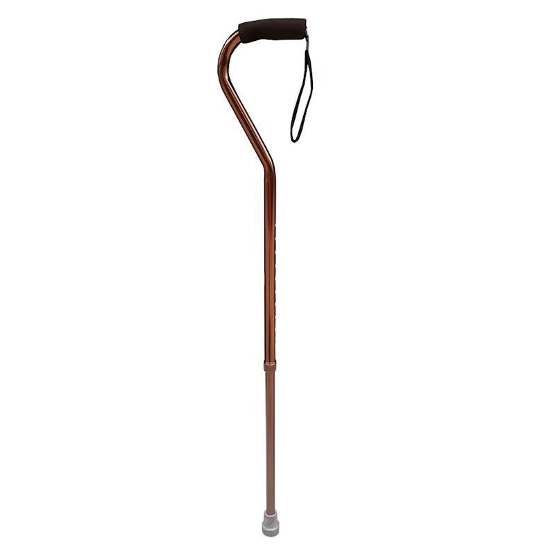 Load image into Gallery viewer, Livingstone Walking Stick Swan Neck Aluminium Adjustable 78-100 cm Bronze
