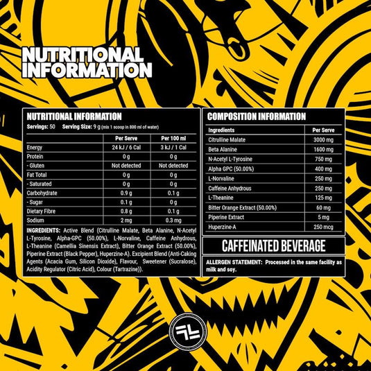 Faction Labs Disorder Original - 50 serves Yellow Fever
