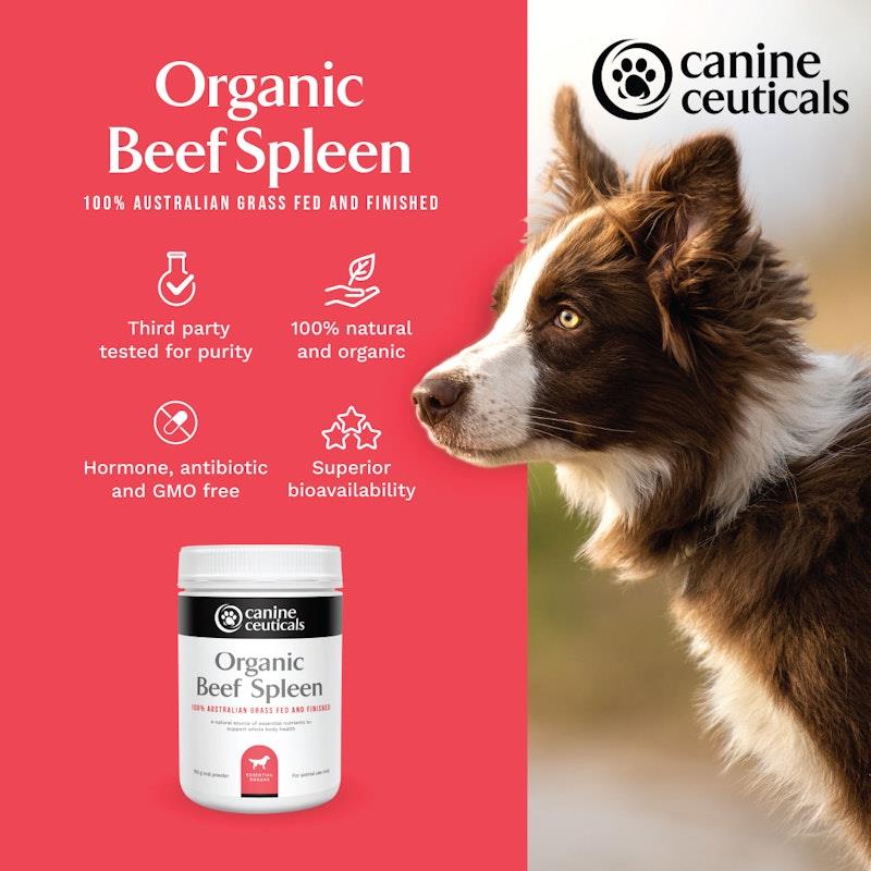 Load image into Gallery viewer, CanineCeuticals Organic Beef Spleen 150g
