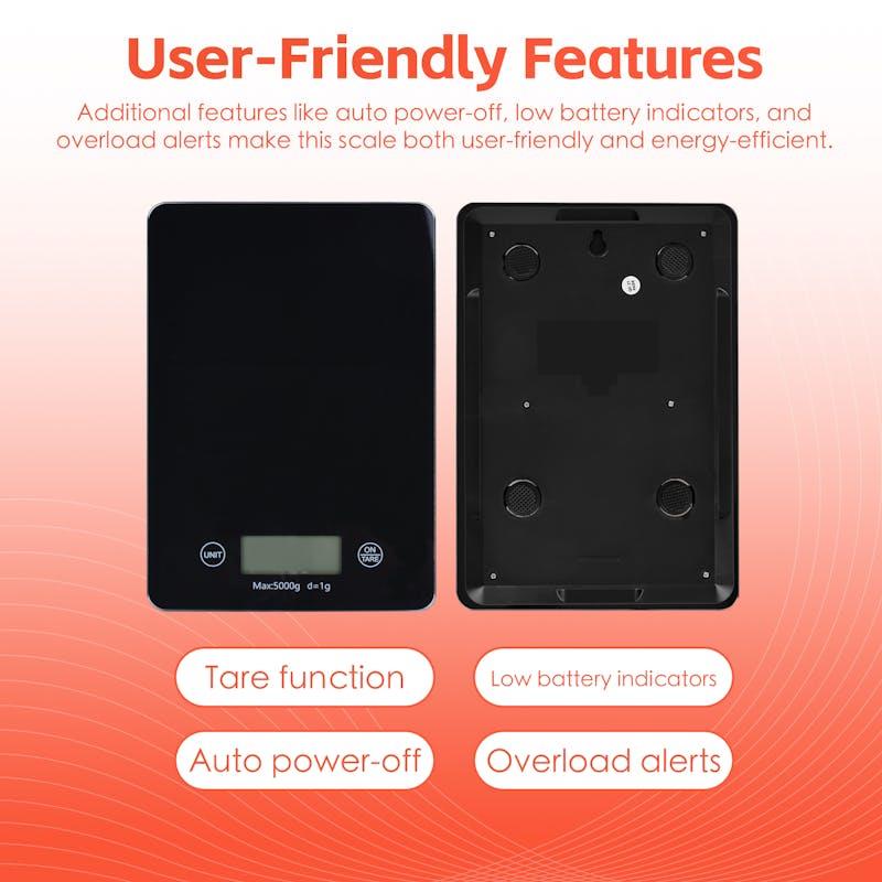 Load image into Gallery viewer, Cook Easy 5KG Digital Glass Kitchen Scale 1Unit

