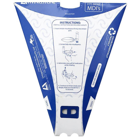 Livingstone Disposable Biodegradable Cardboard Asthma Spacer 1Piece