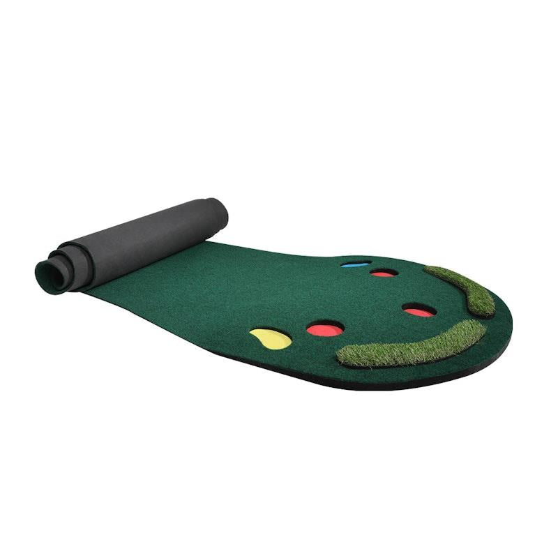 Load image into Gallery viewer, Centra 3M Golf Putting Mat Practice Training Indoor Outdoor Portable Slope Balls One Size
