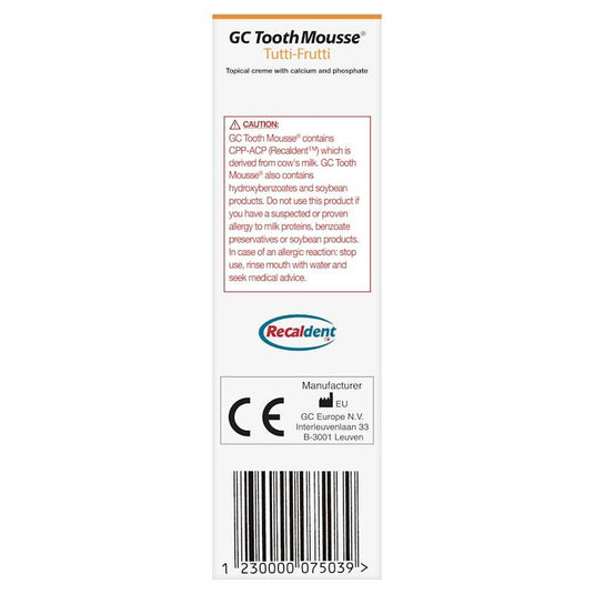 GC Tooth Mousse Tutti Frutti 40g