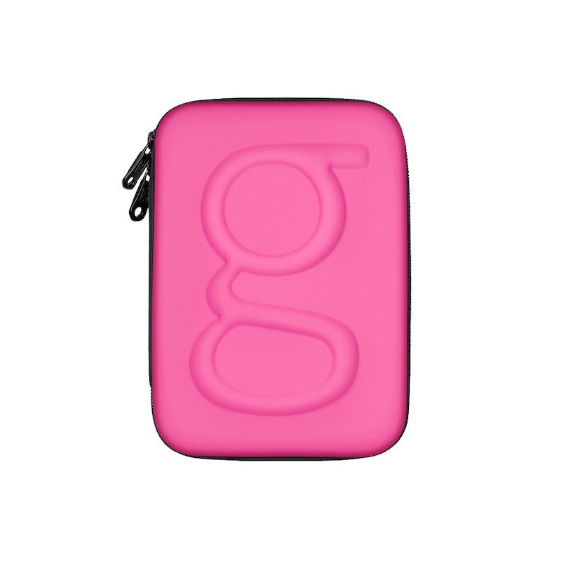 Load image into Gallery viewer, Glucology Travel Case Plus with Extra Storage for Blood Glucose Monitors Pink

