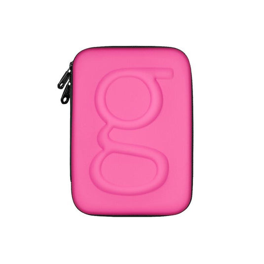 Glucology Travel Case Plus with Extra Storage for Blood Glucose Monitors Pink