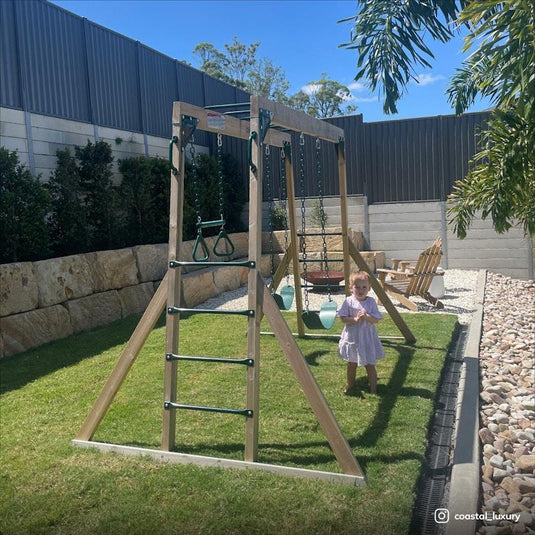 Lifespan Kids Daintree 2-in-1 Monkey Bars & Swing Set One Size
