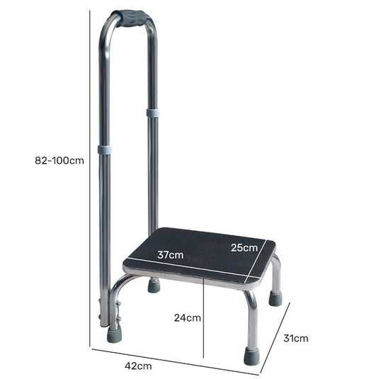 Equipmed Bath and Shower Assistance Step 150kg Max Capacity 1Unit