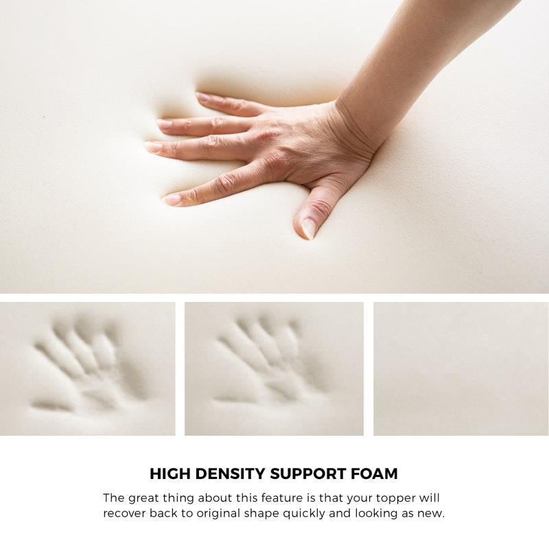 Load image into Gallery viewer, Bedra Bedding Folding Mattress 3-Fold Foldable Foam Mattresses Bed Mat White
