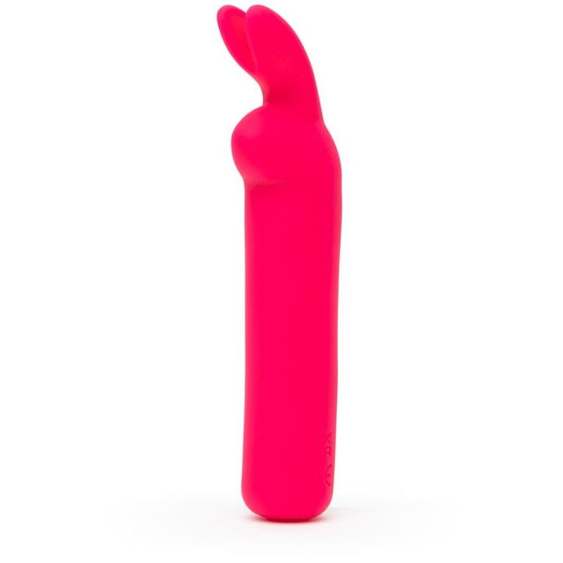 Load image into Gallery viewer, Happy Rabbit Rechargeable Silicone Rabbit Ears Bullet Vibrator Pink 1pc
